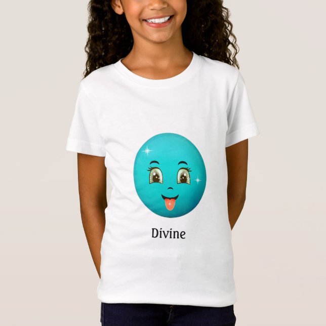 Niedliches göttliches Glück T-Shirt (Vorderseite)