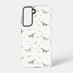 Niedliches Green Dinosaurier Muster Samsung Galaxy Hülle