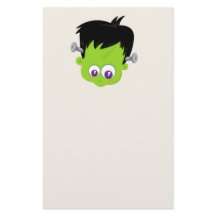 Niedliches Green Frankenstein Monster-Gesicht Hall