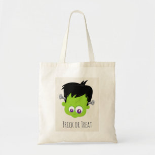 Niedliches Green Frankenstein Monster-Gesicht Hall Tragetasche