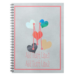 Niedliches Großherz-Handwerksprojekt Kleinkinder-P Notizblock