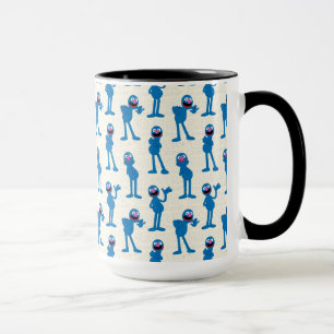 Niedliches Grover Muster Tasse