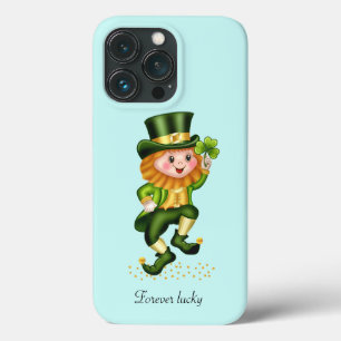 Niedliches Grün Gnome in helltürkisblauem Blau Case-Mate iPhone Hülle
