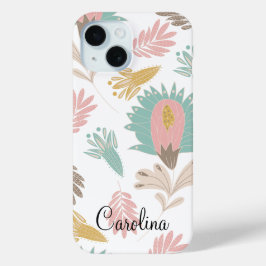 niedliches gürtelgebirgiges botanisches mit Monogr Case-Mate iPhone Hülle