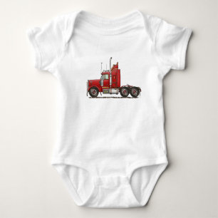 Niedliches Halb-Fahrerhaus Baby Strampler