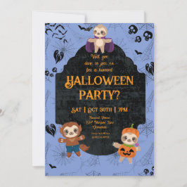 Niedliches Halloween-1-Party Einladung
