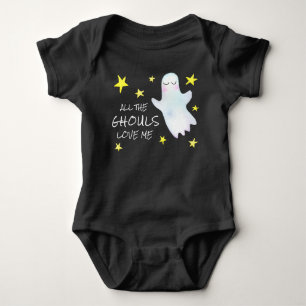 Niedliches Halloween Alle Ghouls Liebe Me Boys Baby Strampler