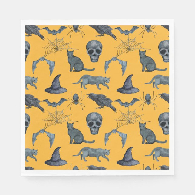 Niedliches Halloween-Allround-Design Napkins Serviette (Vorderseite)