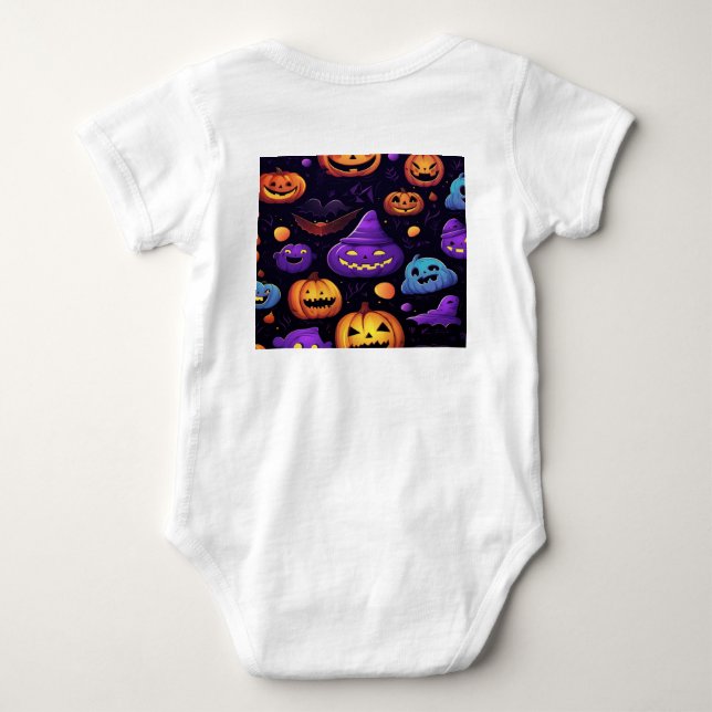 Niedliches Halloween Baby Strampler (Rückseite)