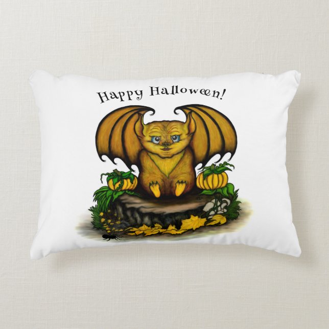 Niedliches Halloween-Becken Dekokissen (Vorderseite)