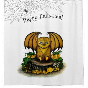 Niedliches Halloween-Becken Duschvorhang