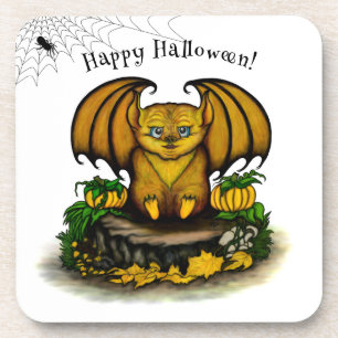 Niedliches Halloween-Becken Getränkeuntersetzer