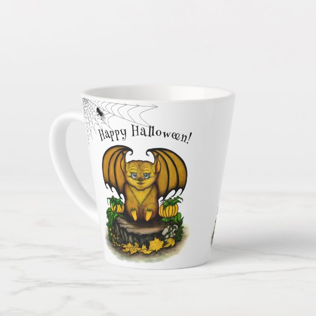 Niedliches Halloween-Becken Milchtasse (Linke Ecke)