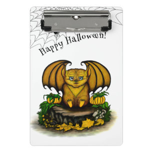 Niedliches Halloween-Becken Mini Klemmbrett
