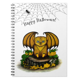 Niedliches Halloween-Becken Notizblock