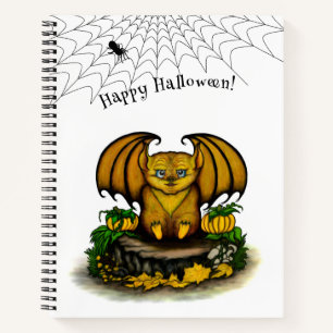 Niedliches Halloween-Becken Notizbuch