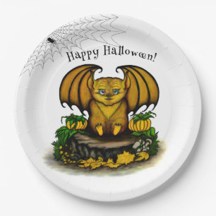 Niedliches Halloween-Becken Pappteller