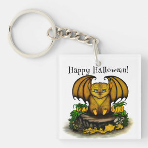 Niedliches Halloween-Becken Schlüsselanhänger