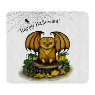 Niedliches Halloween-Becken Schneidebrett