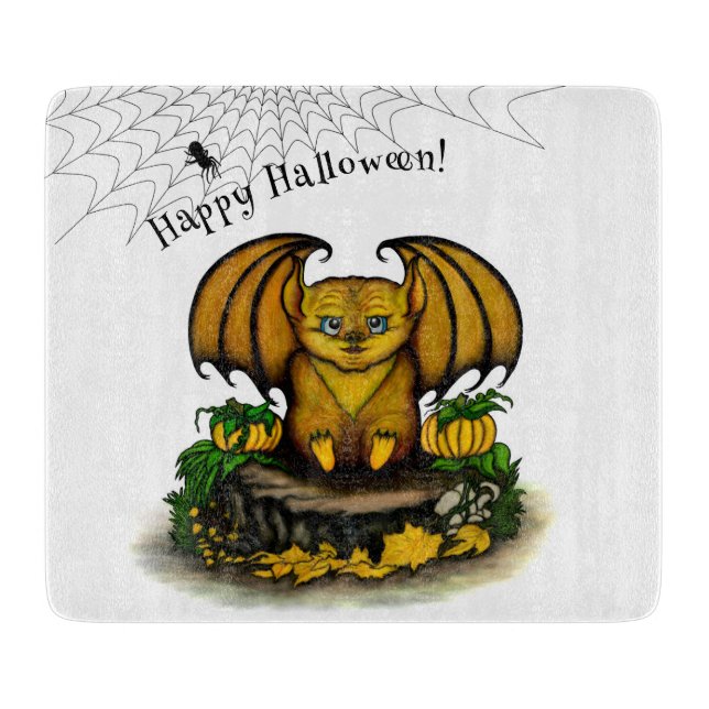Niedliches Halloween-Becken Schneidebrett (Vorderseite)