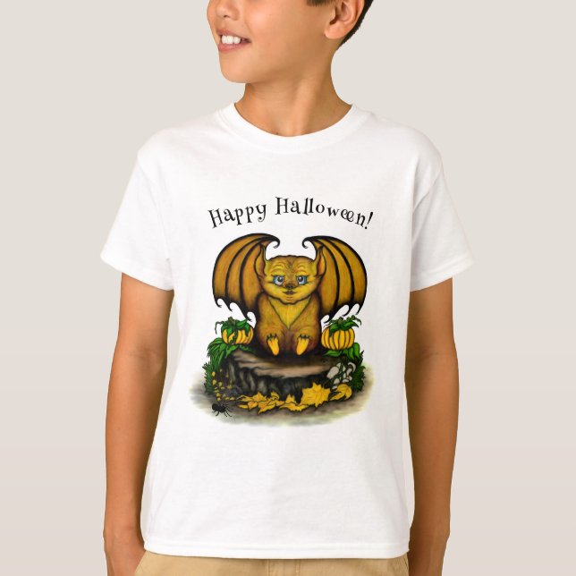 Niedliches Halloween-Becken T-Shirt (Vorderseite)
