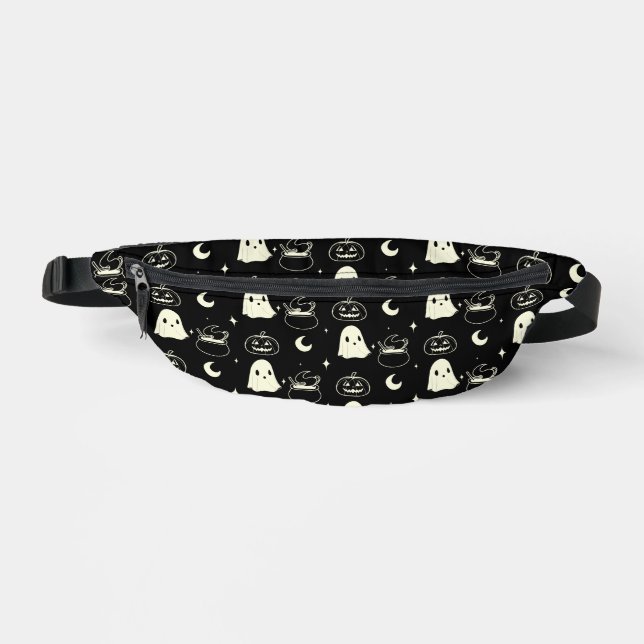 Niedliches Halloween-Boo-Ghost-Muster Bauchtasche (Vorderseite)