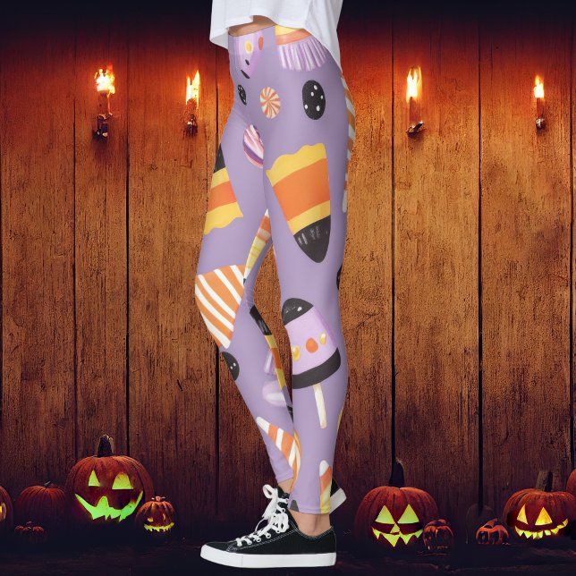 Niedliches Halloween Candycorn Leggings (Von Creator hochgeladen)