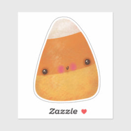 Niedliches Halloween-Dekor Candy Corn Aufkleber