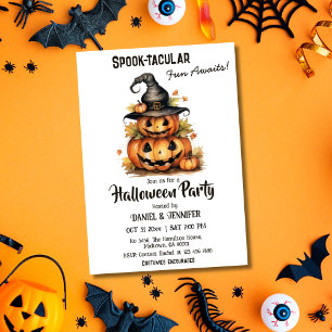 Niedliches Halloween Einladung