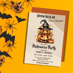 Niedliches Halloween Einladung
