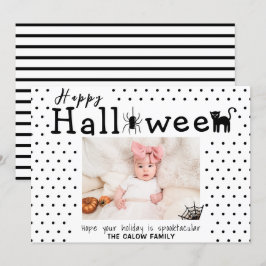 Niedliches Halloween-Foto Ankündigung