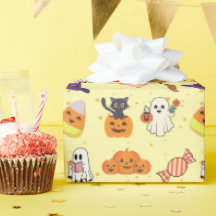 Niedliches Halloween-Fun-Wrapping-Papier