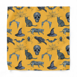 Niedliches Halloween-Gesamtdesign Bandana Halstuch