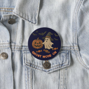 Niedliches Halloween - Gespenster, Fledermäuse & C Button