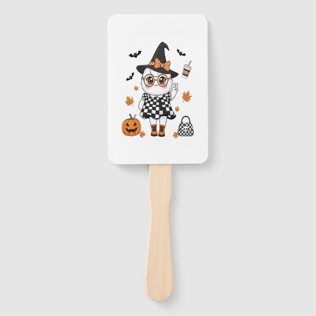 Niedliches Halloween-Ghost Fächer (Vorderseite)