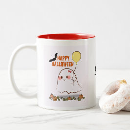 Niedliches Halloween Ghost Holloon Zweifarbige Tasse