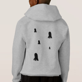 Niedliches Halloween Ghost Orange, schwarz Persona Hoodie