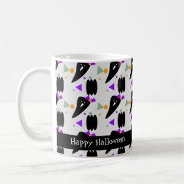 Niedliches Halloween Ghost Pumpkin Colorful Confet Kaffeetasse