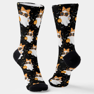 Niedliches Halloween Ghost Pumpkin Gewürz Personal Socken