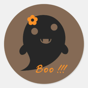 Niedliches Halloween-Ghost Runder Aufkleber
