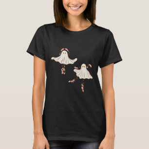 Niedliches Halloween Ghost Tancing Ballerina T-Shirt