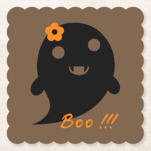 Niedliches Halloween-Ghost Untersetzer