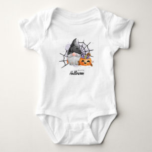 Niedliches Halloween-Gnome Baby Strampler