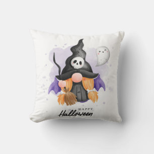 Niedliches Halloween Gnome Hexenkissen Kissen