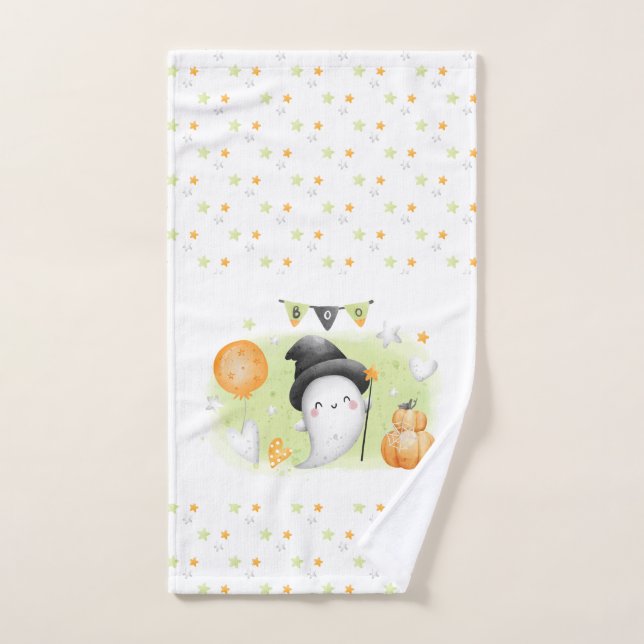 Niedliches Halloween Handtuch Kleiner Boo Baby Gei (Handtuch)