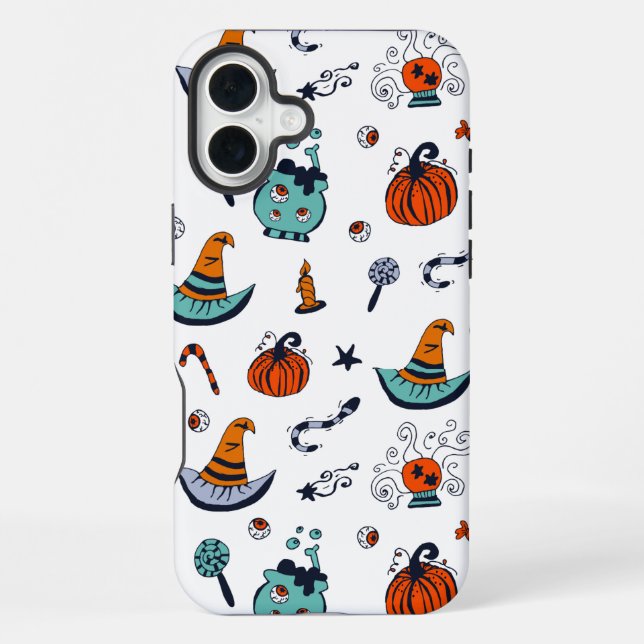 Niedliches Halloween-iPhone-Case iPhone 16 Plus Hülle (Rückseite)