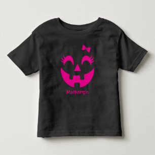 Niedliches Halloween Jack O' Lantern Kleinkind T-shirt