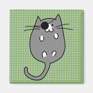 Niedliches Halloween-Katzen-Kostüm Magnet