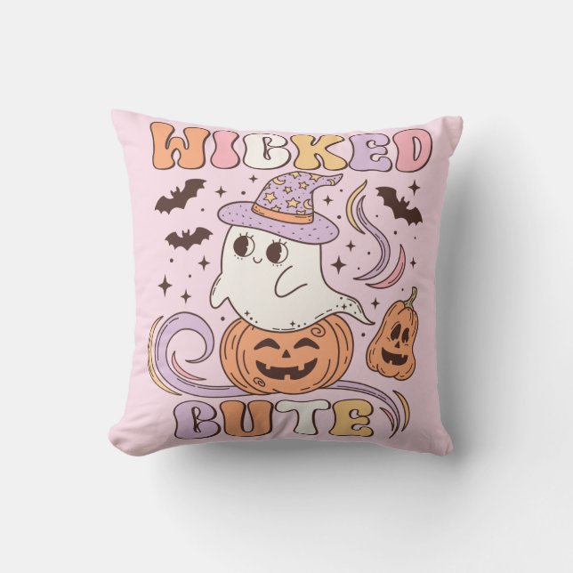 Niedliches Halloween Kissen (Vorderseite)