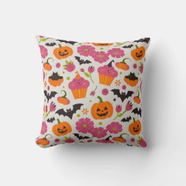 Niedliches Halloween-Kissen | Festivals Pumpkin & Kissen
